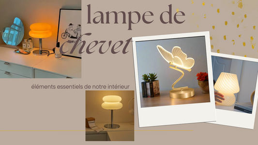 lampe de chevet et lampe de table