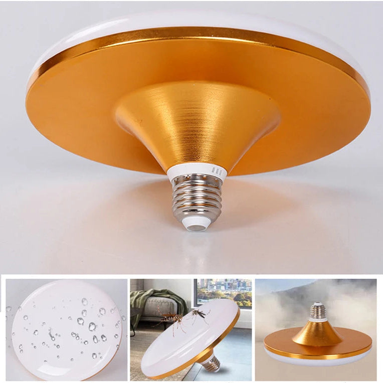 Ampoule LED Plate partie inférieure dorée