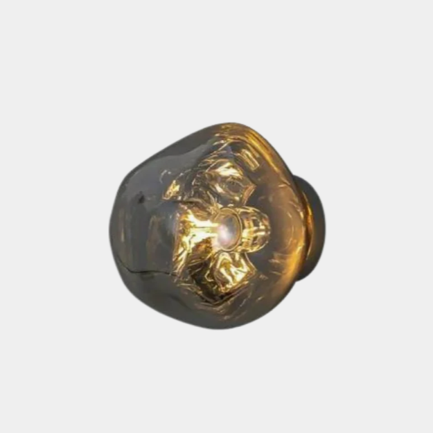 Applique murale à surface dynamique gris fumé