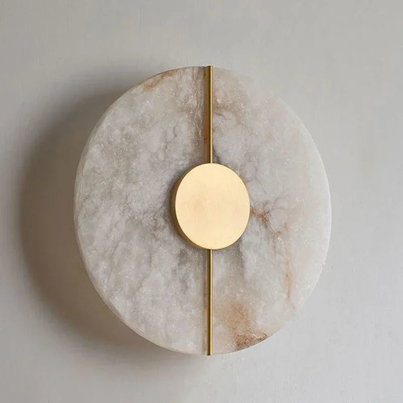 Applique murale en marbre mur blanc