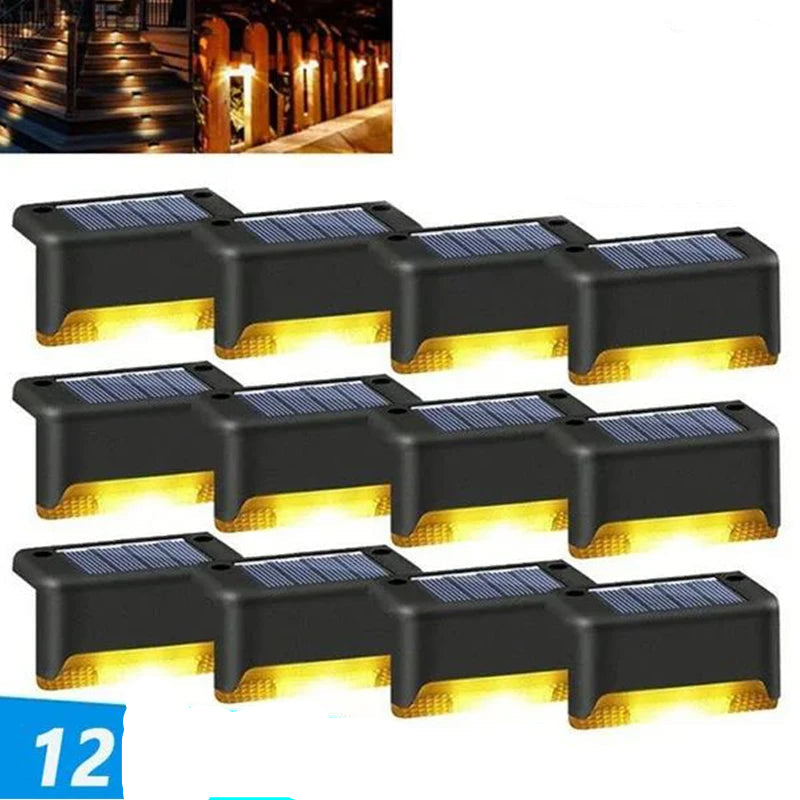 Douze-lampe solaire extérieure à LED