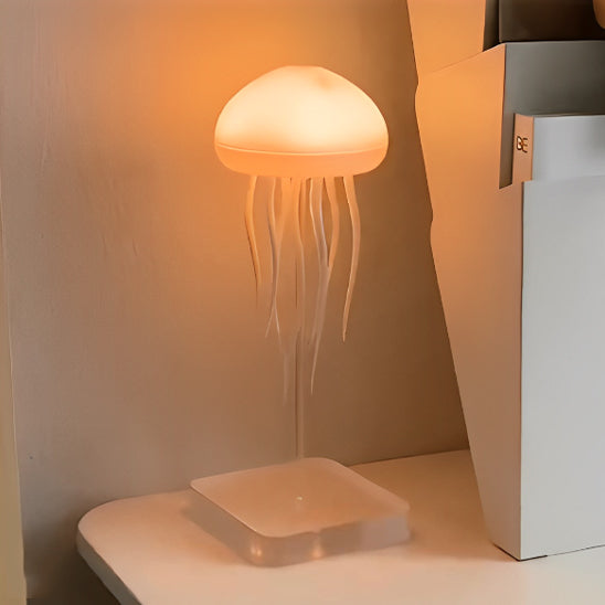 Lampe de chevet design lumière chaude sur table de chevet