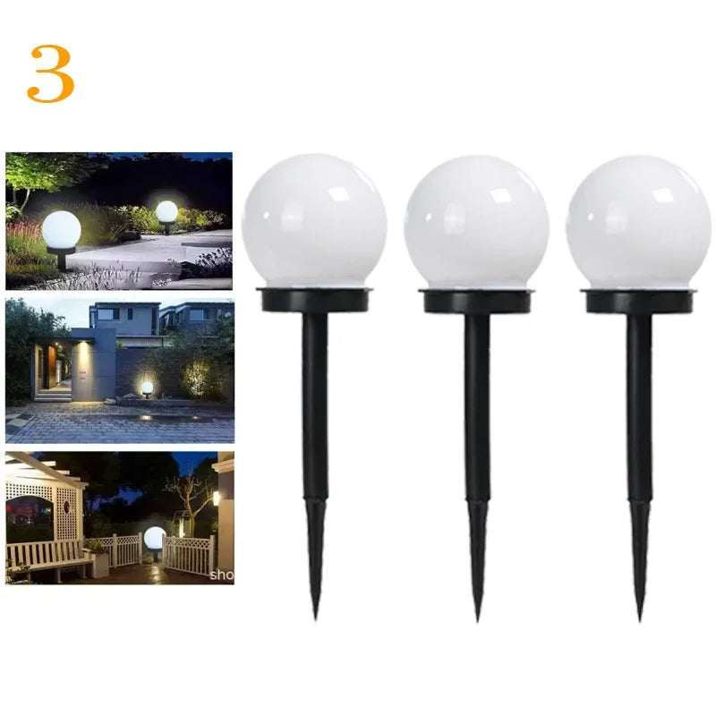 Lampe extérieur - BOULE autour d'une terrasse