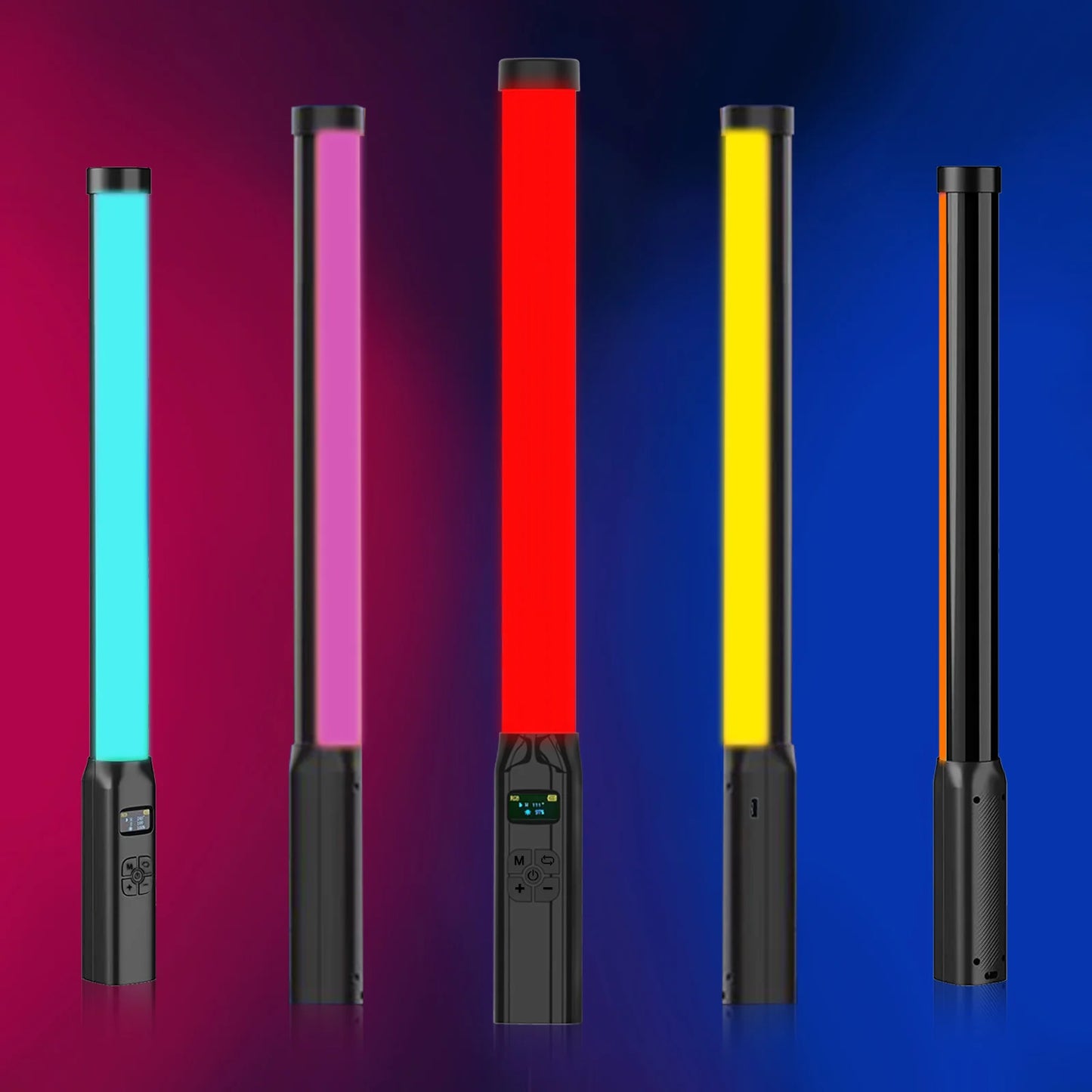 Lampe led plusieurs tubes éclairage coloré