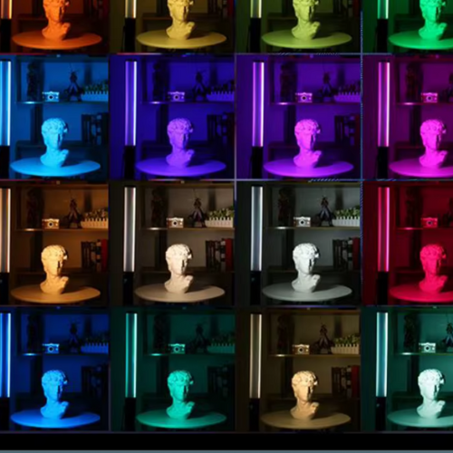 Plusieurs coloris lampe led tube