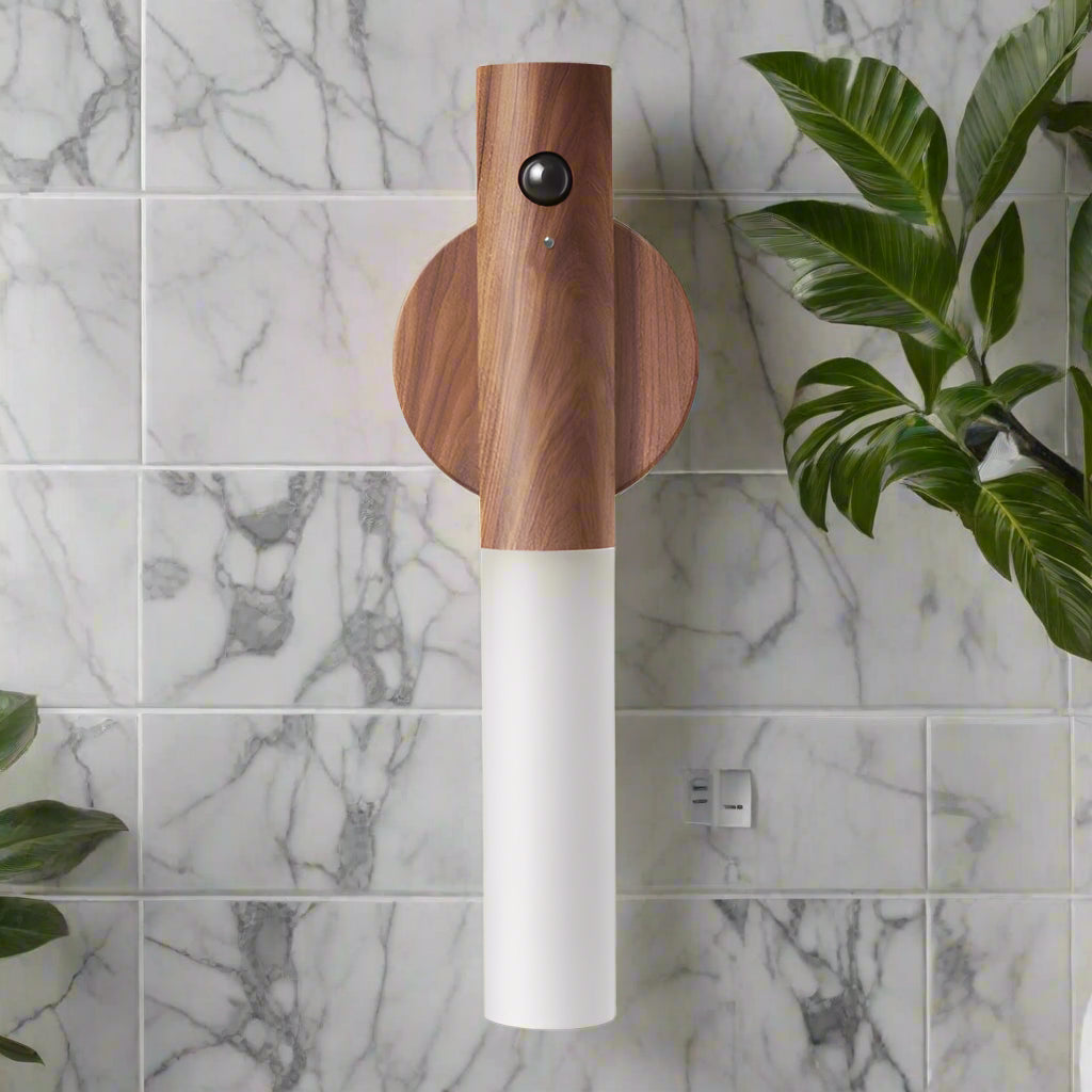 Veilleuse LED avec détecteur de mouvement marron