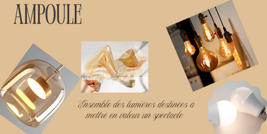 Ampoule température et luminosité