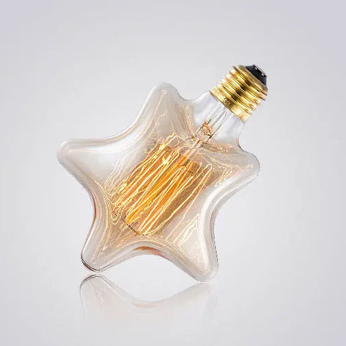 Ampoule Edison led étoile allumé