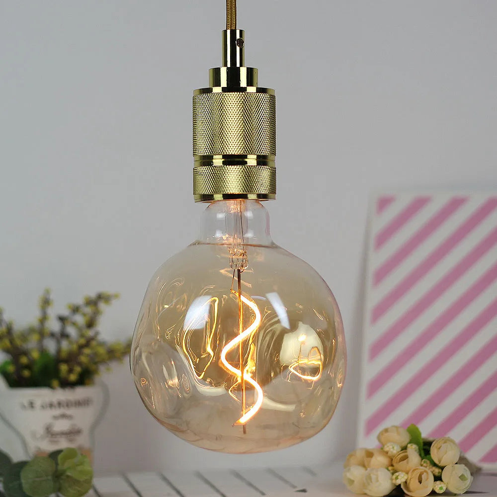 Ampoule LED Edison vintage doré suspendu 