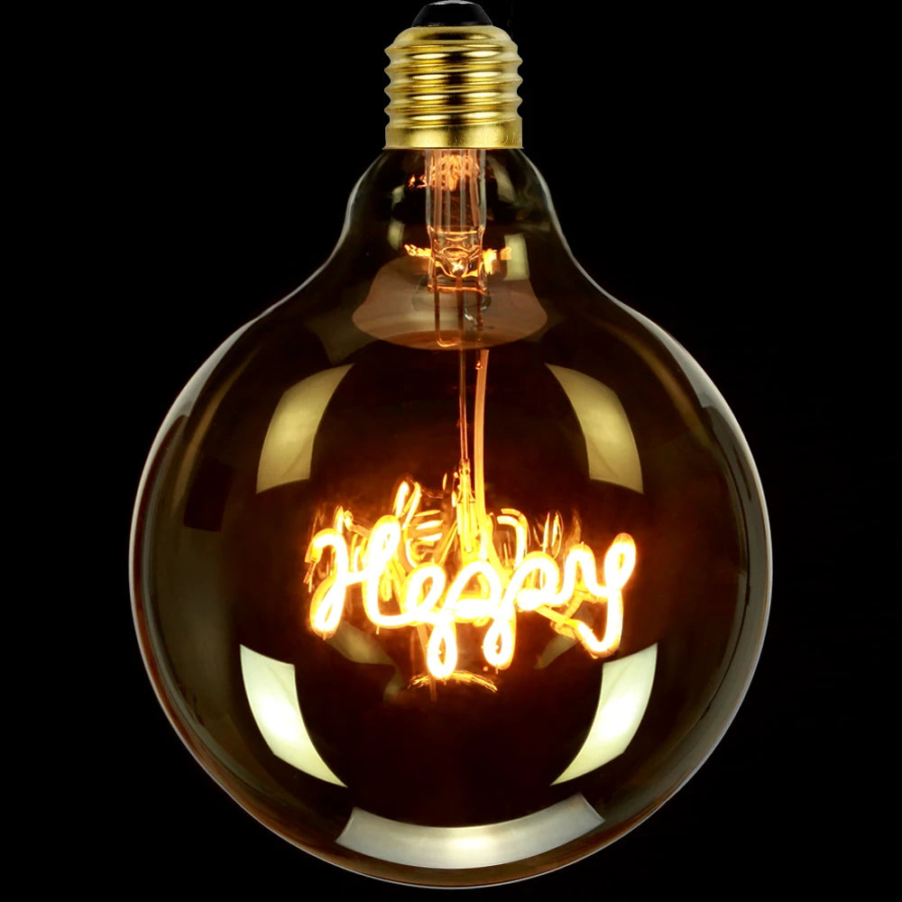 Ampoule LED décorative happy pour suspension  