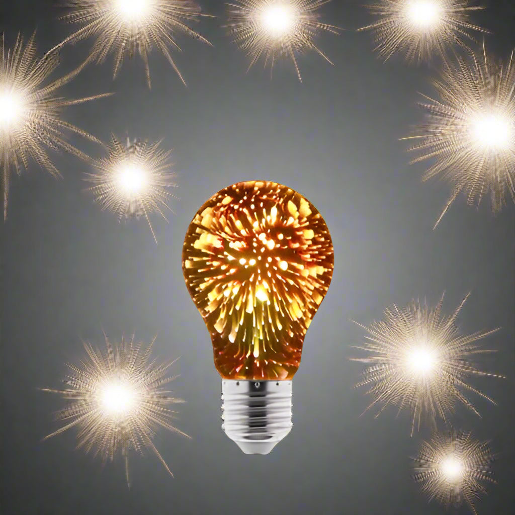 Ampoule LED effet feu d'artifice petite   