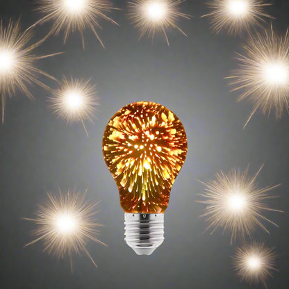 Ampoule LED effet feu d'artifice petite   