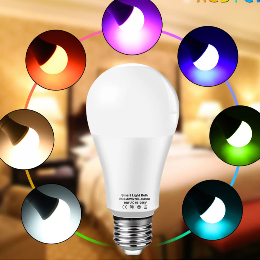 Ampoule LED intelligente plusieurs couleurs 