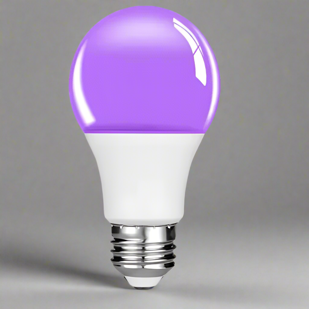 Ampoule LED violette blanche 