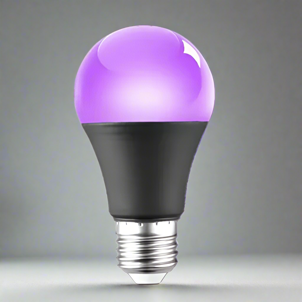 Ampoule LED violette noire 