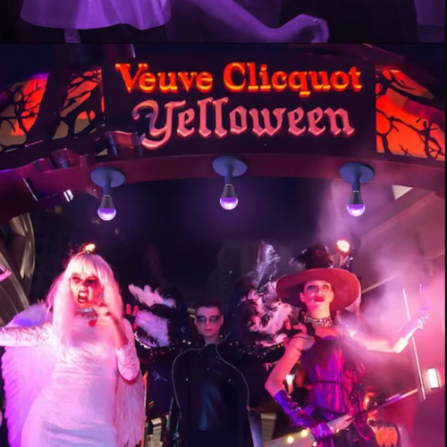 Ampoule LED violette personnes font la fêtes 