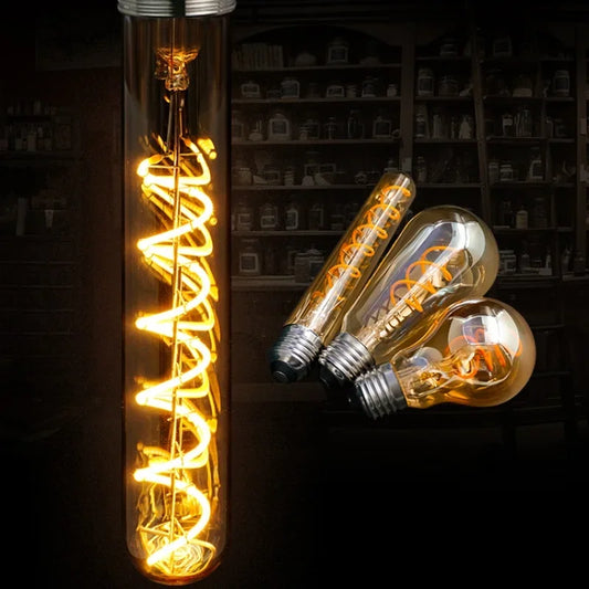 Ampoule à filament allumées 