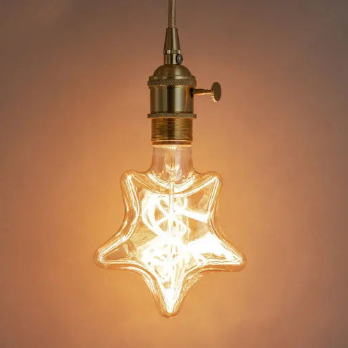 Ampoule étoile allumée 