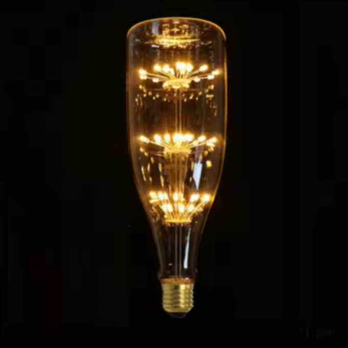  Ampoule feu d'artifice allumé