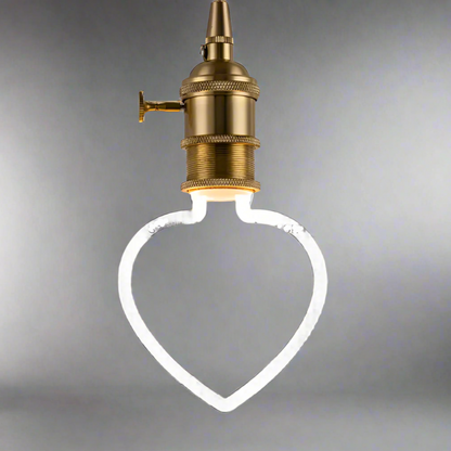 Ampoule led déco ambiance cœur suspendu 