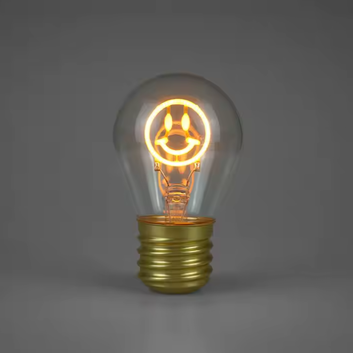 Ampoule led rechargeable smiley 