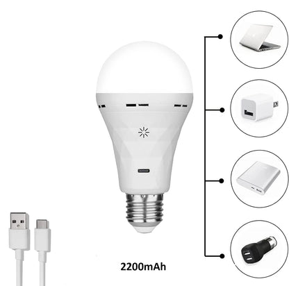 Ampoule rechargeable USB à batterie intelligente 