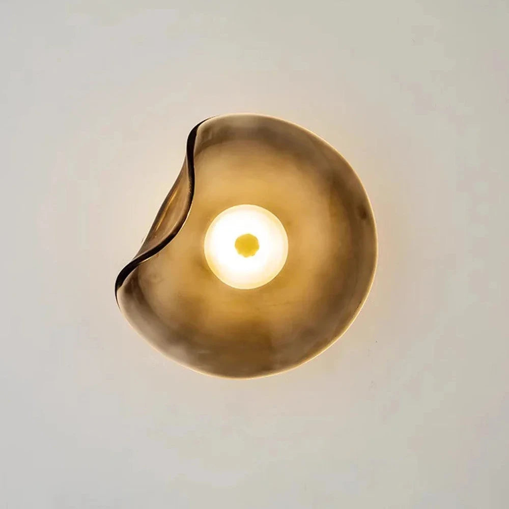 Applique murale LED minimaliste en verre de haute qualité 