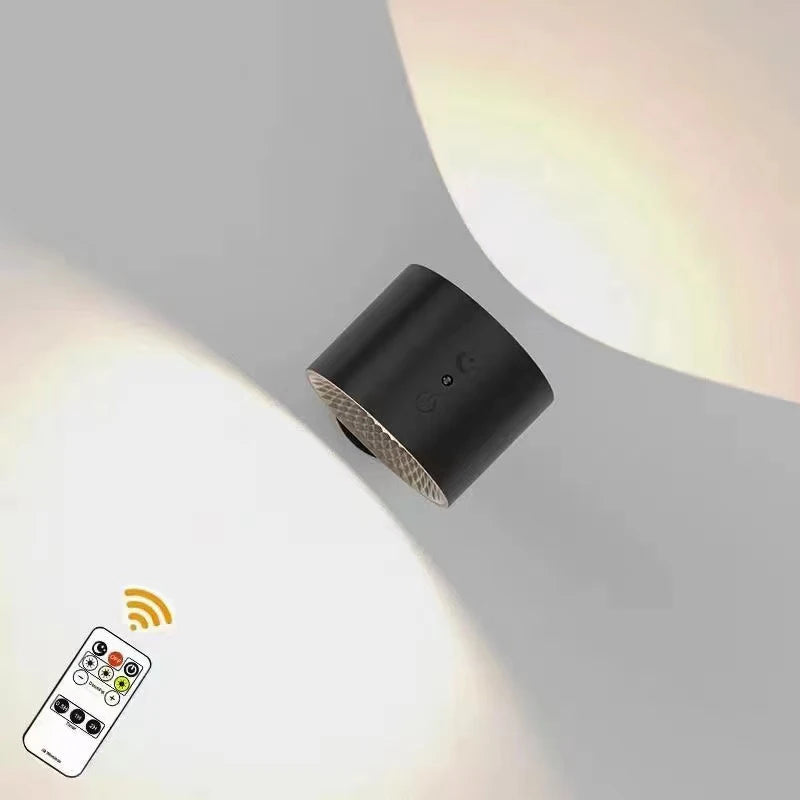Applique murale LED rechargeable allumé avec télécommande 