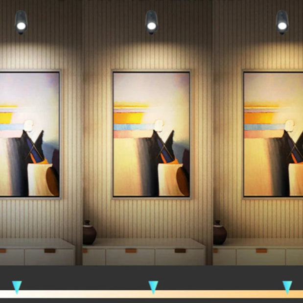 Applique murale LED rechargeable au-dessus d'un tableau 