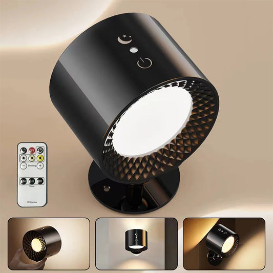 Applique murale LED rechargeable avec télécommande 