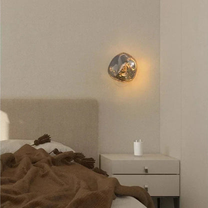 Applique murale à surface dynamique dans une chambre 