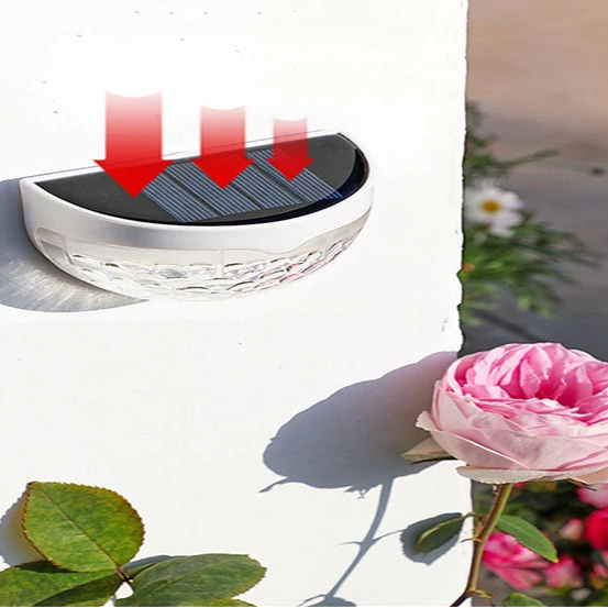 Applique murale extérieur pour terrasse à LED et capteur solaire 