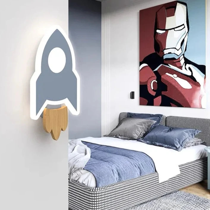 Applique murale led fusé lit et cadre de Marvel 