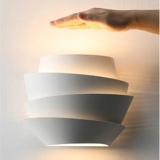 Applique murale scandinave double points lumineux allumé 