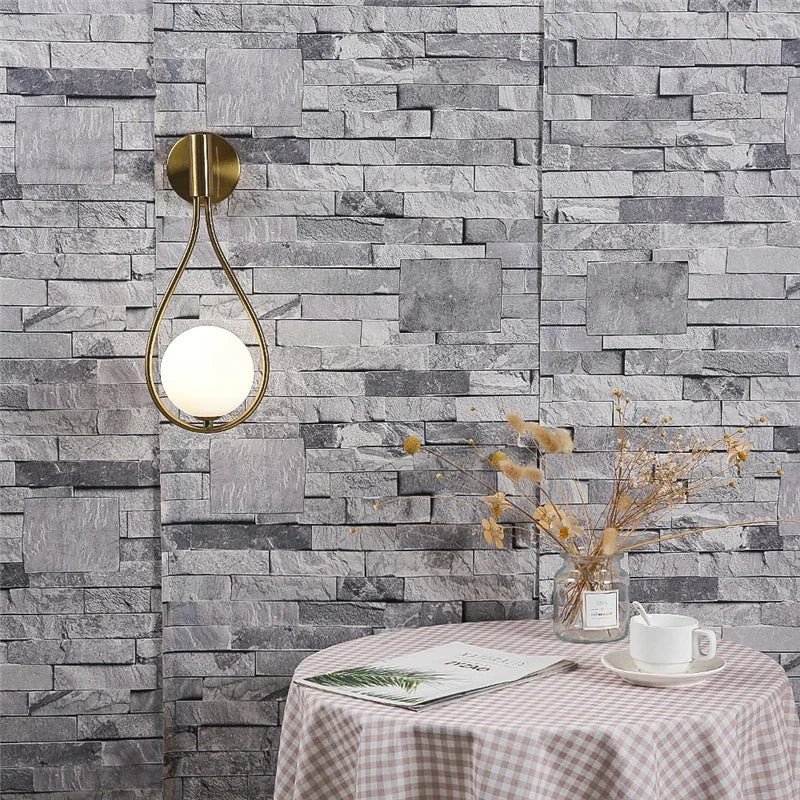 Applique murale scandinave goutte d'eau et une table 