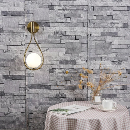 Applique murale scandinave goutte d'eau et une table 