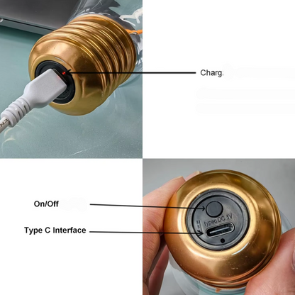  Culot de l'ampoule led rechargeable led rechargeable 