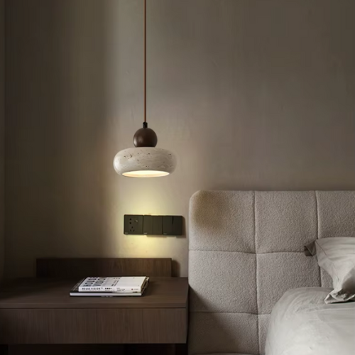 Suspension | vintage en pierre d'agate