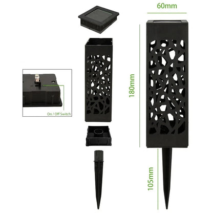 Dimension lampe solaire extérieur 