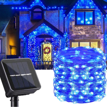 Guirlande lumineuse extérieur féerique bleu 