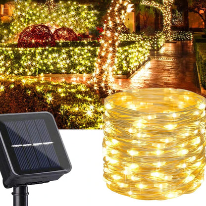 guirlande lumineuse extérieur féerique jaune 