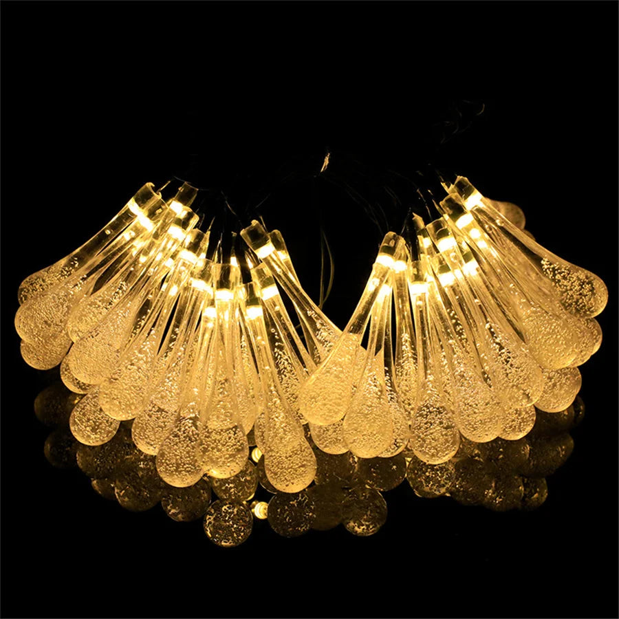 Guirlande lumineuse extérieur jaune 
