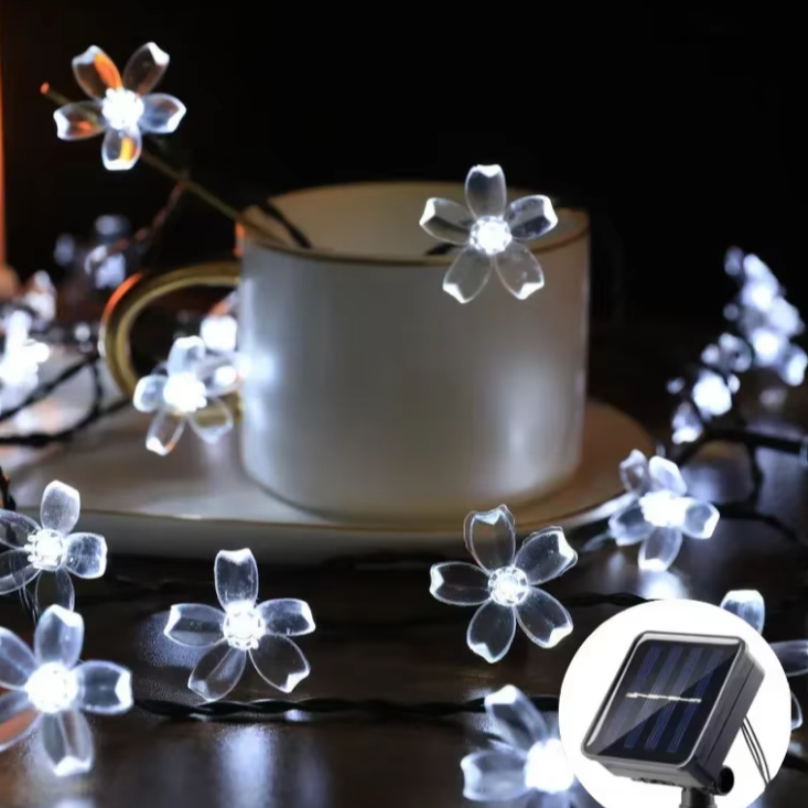 Guirlande lumineuse extérieur lumière blanche 