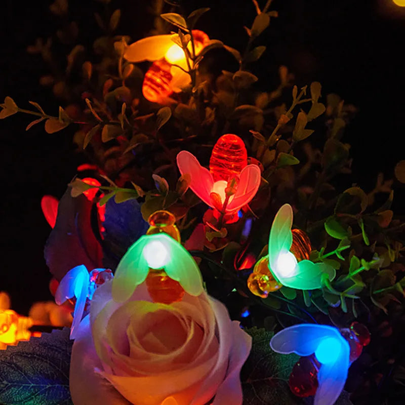 Guirlande lumineuse extérieur multicolore 