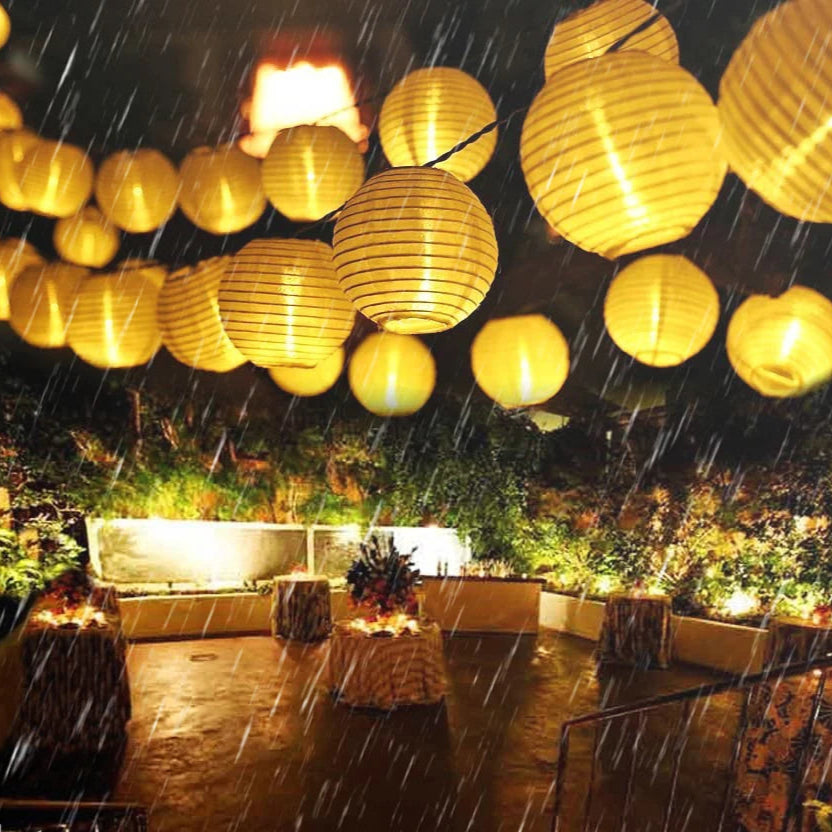  Guirlande lumineuse extérieur sous la pluie 