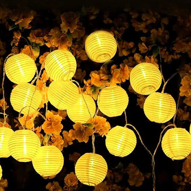 Guirlande lumineuse extérieur sur arbre   