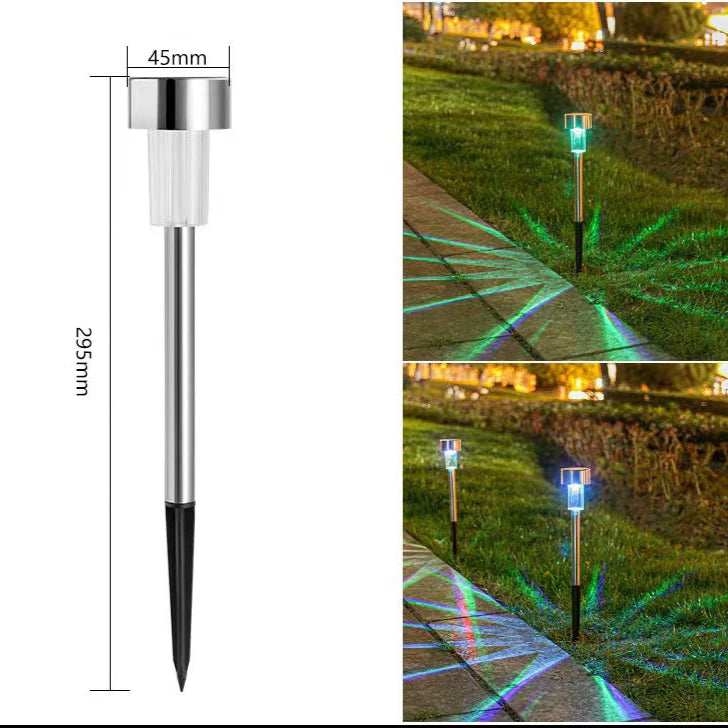 Lampe solaire pour jardin haut gamme et multicolore 