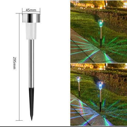 Lampe solaire pour jardin haut gamme et multicolore 