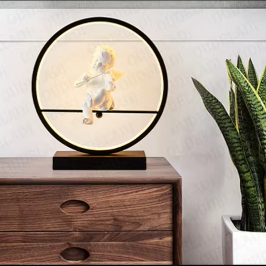 Lampe de chevet LED Angel sur table de chevet 