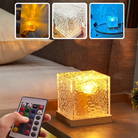 Lampe de Chevet LED Aurore Boréale avec télécommande 